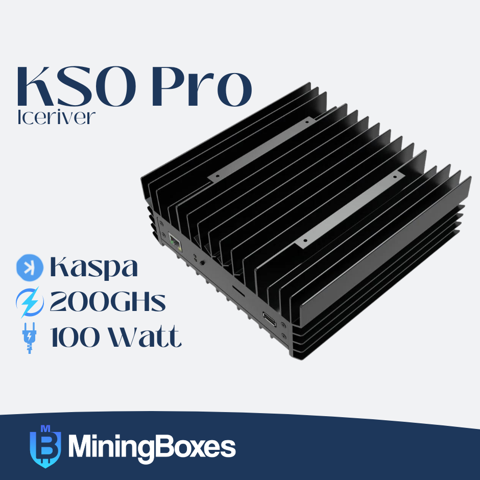 Iceriver KS0 Pro 200GH 100W KASPA Crypto Miner