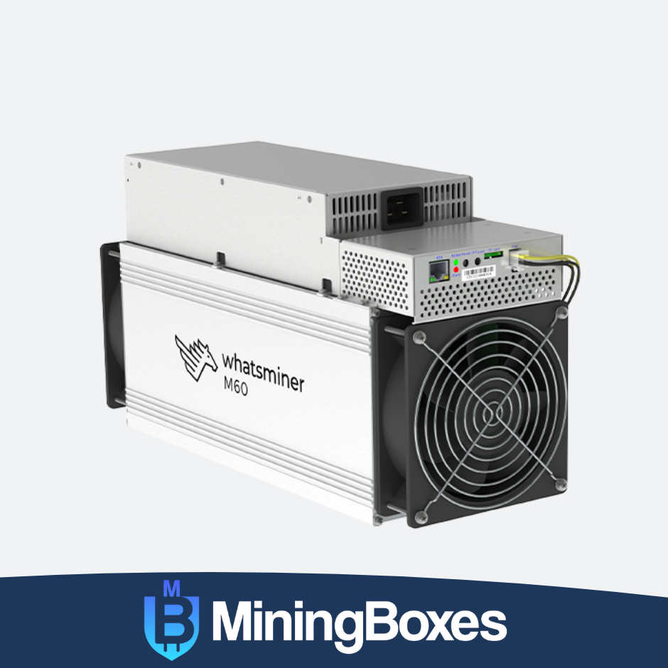 Whatsminer M60 172-180TH Bitcoin Crypto Miner