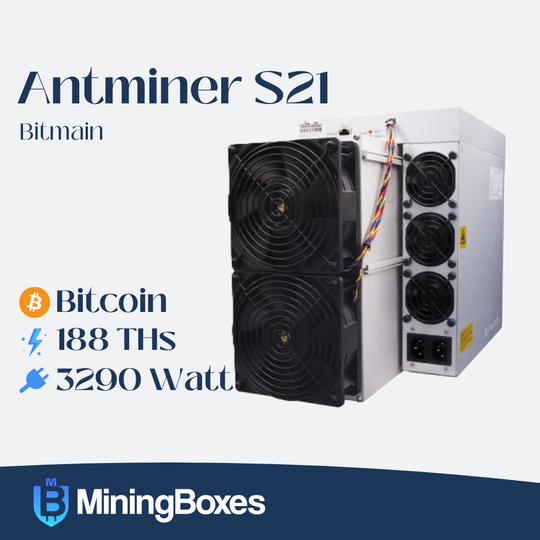 Bitmain Antminer S21 188TH Bitcoin Crypto Miner